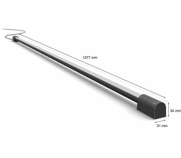 Philips Hue Play - Gradient Light Tube - White & Color - Zwart Groot