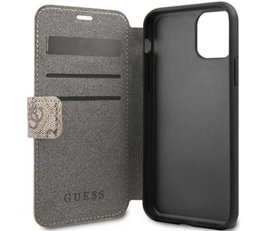Guess 4G Book Case voor Apple iPhone 11 Pro Max (5.8") - Bruin  Bruin