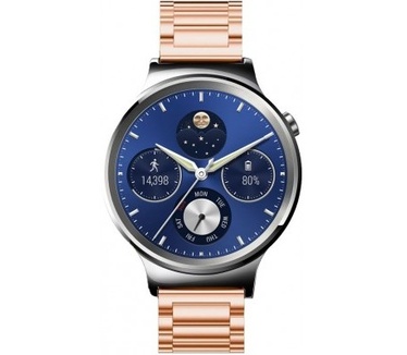 qMust Metalen armband voor Huawei Watch - Rose Gold