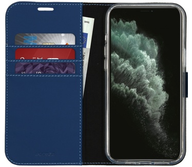Accezz Wallet Softcase Booktype (iPhone 12 Pro Max) Blauw