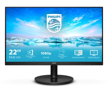 Philips V-line 220V8L5/00 Zwart