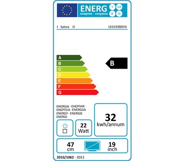 Salora LED1938DVX Zwart