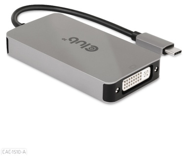 Club 3D USB3.2 Gen1 Type-C to Dual Link DVI-D HDCP OFF version Active Adapter M/F for Apple Cinema Displays