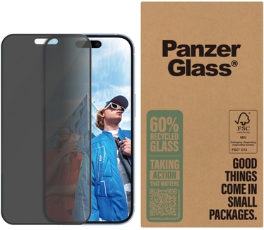 PanzerGlass PanzerGlass® 2-Way Privacy Screen Protector iPhone 16 | 15 | Ultra-Wide Fit | Bulk