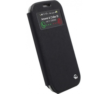 Krusell Malmö Flip Cover View Samsung Galaxy S4 Black