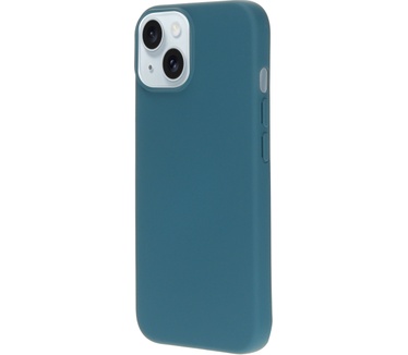 Mobiparts Silicone Cover Apple iPhone 15 Blueberry Blue
