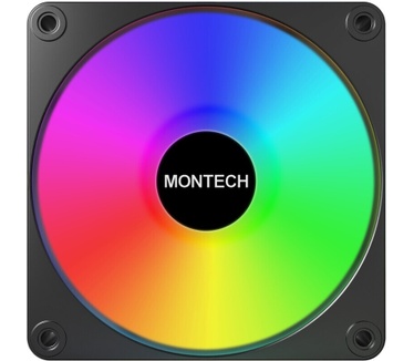 Montech GF120 V2 PWM ARGB 120mm Zwart, 120mm