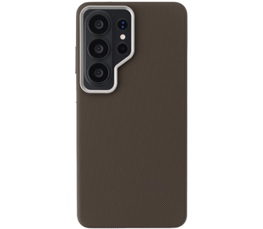 Accezz Mesh Backcover met MagSafe voor de Samsung Galaxy S26 Ultra - Bruin