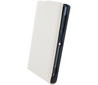 Mobiparts Mobiparts Premium Flip Case Sony Xperia ZL White