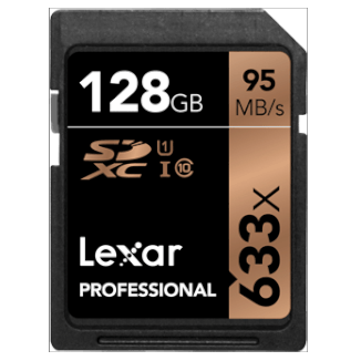 Lexar Professional 633x SDXC 128GB