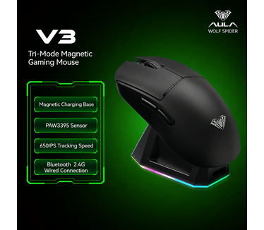 Aula V3 WL Mouse PAW3311 bk