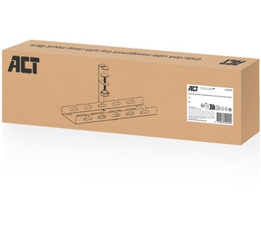 ACT AC8378 Kabelgoot voor onder bureau - kabelmanagement Zwart