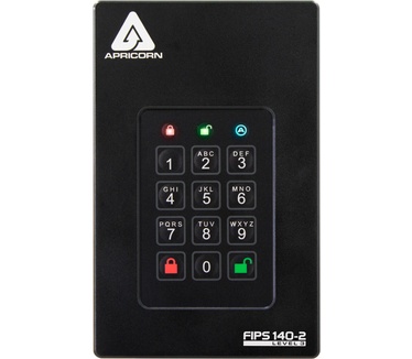 Apricorn Aegis Fortress L3 1TB Zwart
