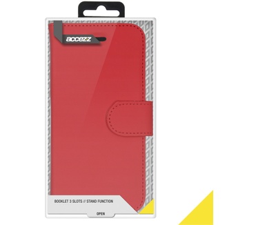 Accezz Wallet Softcase Bookcase Samsung Galaxy S21 - Rood