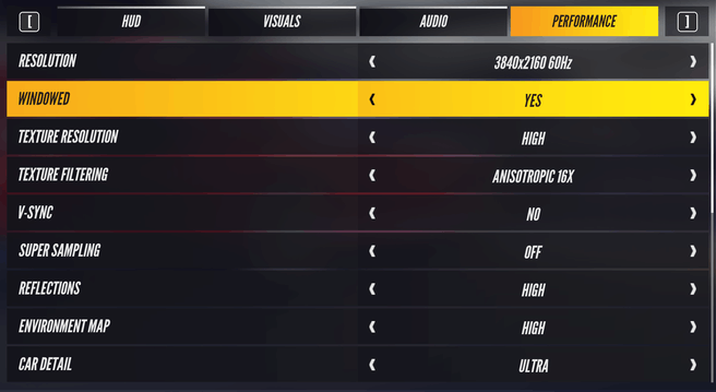 Project Cars 3 PC settings