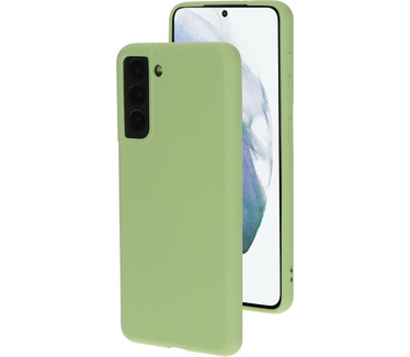 Mobiparts Silicone Cover Samsung Galaxy S21 Pistache Green