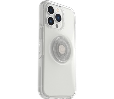 Otterbox OtterBox Otter+Pop-hoesje voor iPhone 13 Pro, schokbestendig, valbestendig, beschermhoes met PopSockets PopGrip, 3x getest volgens militaire standaard, transparant