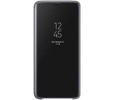 Samsung Galaxy S9+ Clear-View Standing Cover EF-ZG965CB - Zwart  Zwart