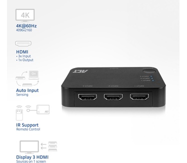 ACT AC7845 - 4K HDMI Switch 3x1