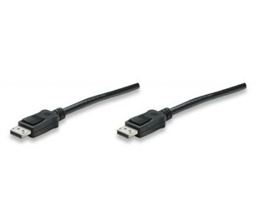 Techly Audio/Video DisplayPort M/M 0.5m Black  ICOC DSP-A-005
