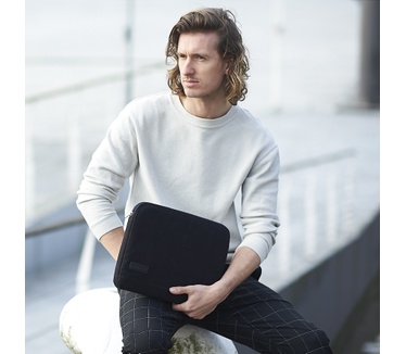 BOND 13"-14" sleeve canvas zwart Zwart