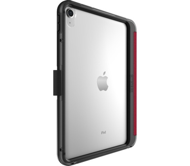 Otterbox OtterBox Symmetry Folio-hoes voor iPad 10th gen, schokbestendig, valbestendig, dunne beschermende folio-hoes, getest volgens militaire standaard, Rood