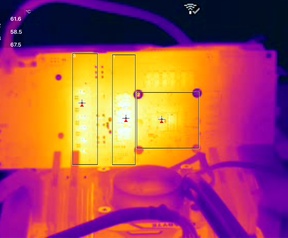 Asus GTX 1060 warmtebeelden