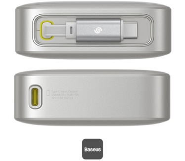 Baseus OS Free2Pull 10000 mAh Grijs