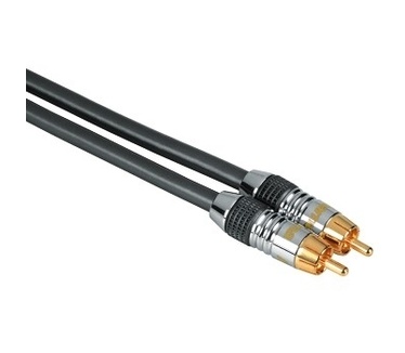 Hama Connection Cable RCA(phono) Plug-RCA (phono) Plug,digital,chrome, 0.75m
