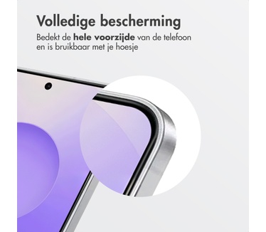 Accezz Gehard Glas Screenprotector + Applicator voor de Samsung Galaxy S26 FE