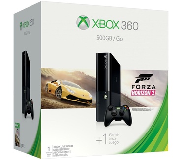 Microsoft Xbox 360 Slim (2013) 500GB + Forza Horizon 2 Zwart