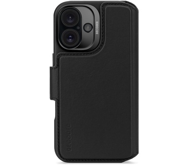 Decoded Leather Detachable Wallet iPhone 16 Black