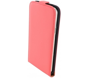 Mobiparts Premium Flip Case Samsung Galaxy S5/S5 Plus Peach Pink