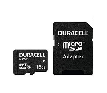 Duracell microSD Class 4 inclusief SD-adapter 16GB