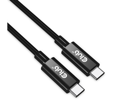 Club 3D USB4 Gen3x2 Type-C Bi-Directional Cable 8K60Hz or 4K120Hz, Data 40Gbps, PD 240W(48V/5A) EPR M/M 3m / 9.84ft