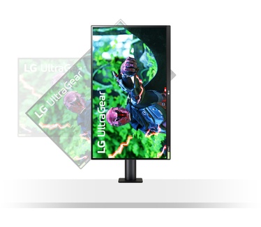LG UltraGear 27GN88A (Ergo) Rood, Zwart