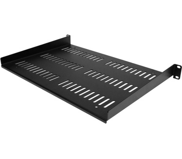 Startech.com 1U Rack Shelf - Universele Geventileerde 19 inch Server Rack Plank/Lade voor AV/Data/Netwerk Apparatuur – Cantilever/Uitkragende Ligger – Duurzaam Ontwerp – Max. 25kg - Diepte 30 cm (12”)