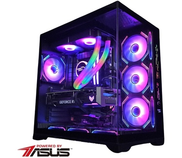 ExtremeGamer Powered By Asus AMD Ryzen 7-9800X3D - 32GB - 2TB - RTX 5070 Ti Zwart