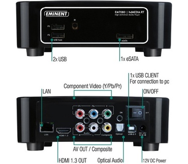 Eminent EM7080 - front & back