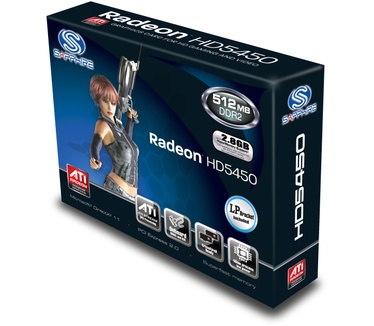 Sapphire Radeon HD 5450 512MB DDR2 PCIE HDMI