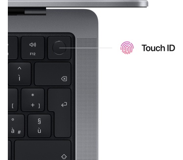 Apple Macbook Pro 2023 14" M2 Pro 12 Core, 19‑core GPU, 16GB ram, 1TB ssd, Qwerty, Grijs