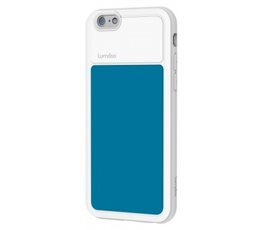 Lumdoo Apple iPhone 6 Duo Cover White/Blue