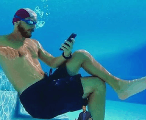 Samsung-ad voor waterdichtheid in Australië