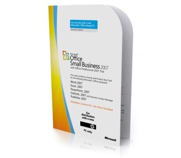 HP Microsoft Office Small Business 2007 activeringslicentie