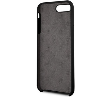 Guess Silicone HardCase voor Apple iPhone 7/8 Plus (5.5") - Zwart  Zwart