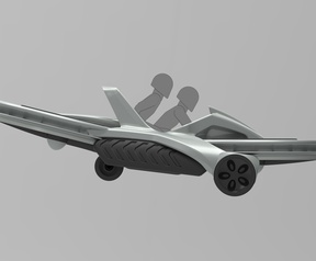 De Aero X hoverbike