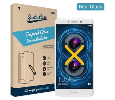 Just in Case Tempered Glass Huawei Honor 6X - Arc Edge