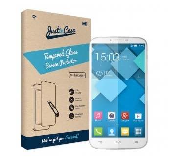 Just in Case Tempered Glass Alcatel One Touch Pop C9 - Arc Edge