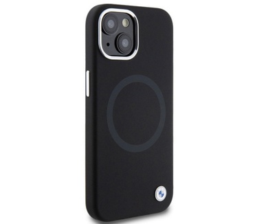BMW Silicone Back Case - Apple iPhone 15 Pro (6.1") - Zwart Zwart