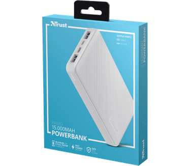 Trust Primo Compact Powerbank 15.000 mAh Wit